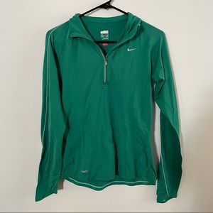 NikeFIT Green Quarter-Zip